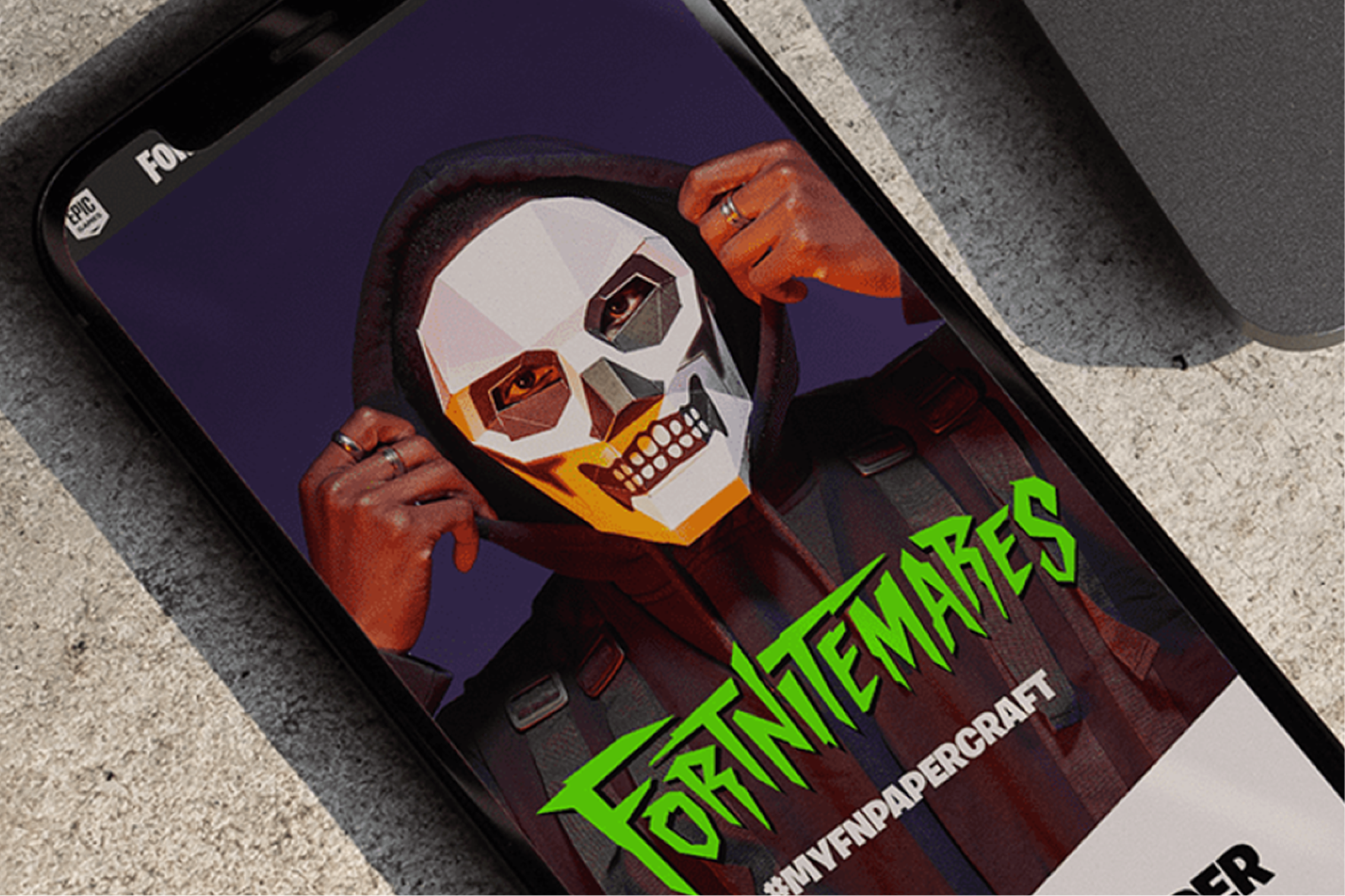 Fortnite papercraft campaign image